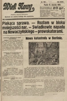 Wiek Nowy : popularny dziennik ilustrowany. 1928, nr 7967