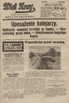 Wiek Nowy : popularny dziennik ilustrowany. 1928, nr 7974