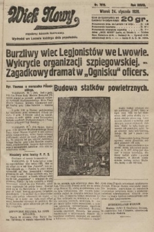 Wiek Nowy : popularny dziennik ilustrowany. 1928, nr 7976