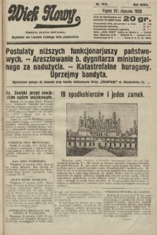 Wiek Nowy : popularny dziennik ilustrowany. 1928, nr 7979