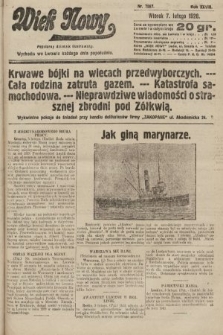 Wiek Nowy : popularny dziennik ilustrowany. 1928, nr 7987