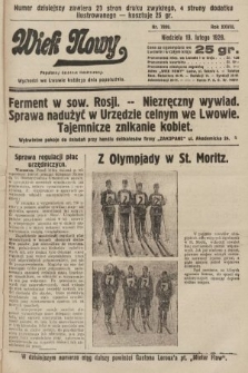 Wiek Nowy : popularny dziennik ilustrowany. 1928, nr 7998