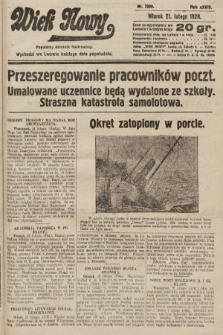 Wiek Nowy : popularny dziennik ilustrowany. 1928, nr 7999