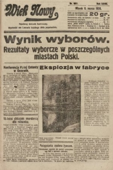 Wiek Nowy : popularny dziennik ilustrowany. 1928, nr 8011