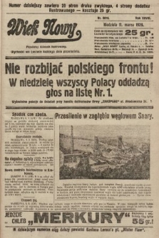 Wiek Nowy : popularny dziennik ilustrowany. 1928, nr 8016