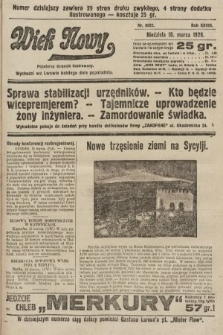 Wiek Nowy : popularny dziennik ilustrowany. 1928, nr 8022