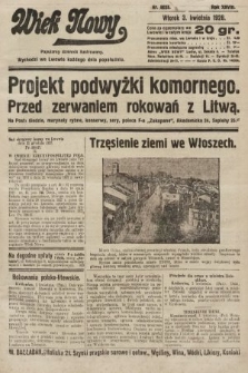 Wiek Nowy : popularny dziennik ilustrowany. 1928, nr 8035