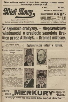 Wiek Nowy : popularny dziennik ilustrowany. 1928, nr 8045
