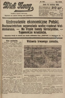Wiek Nowy : popularny dziennik ilustrowany. 1928, nr 8047