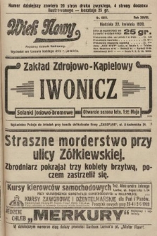 Wiek Nowy : popularny dziennik ilustrowany. 1928, nr 8051