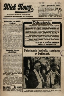 Wiek Nowy : popularny dziennik ilustrowany. 1926, nr 7582