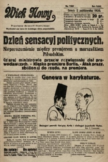 Wiek Nowy : popularny dziennik ilustrowany. 1926, nr 7583