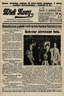 Wiek Nowy : popularny dziennik ilustrowany. 1926, nr 7596