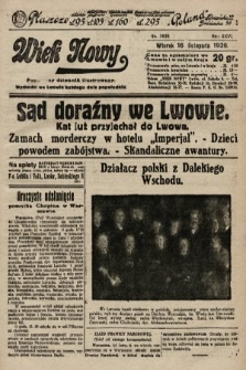 Wiek Nowy : popularny dziennik ilustrowany. 1926, nr 7620