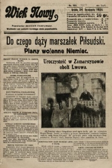 Wiek Nowy : popularny dziennik ilustrowany. 1926, nr 7627