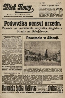 Wiek Nowy : popularny dziennik ilustrowany. 1926, nr 7635