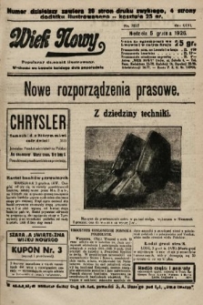 Wiek Nowy : popularny dziennik ilustrowany. 1926, nr 7637