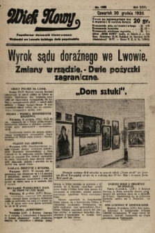 Wiek Nowy : popularny dziennik ilustrowany. 1926, nr 7656