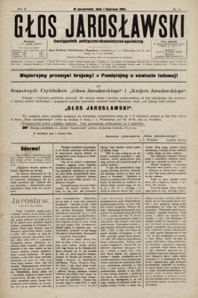 Głos Jarosławski : dwutygodnik polityczno-ekonomiczno-społeczny. 1894, nr 11