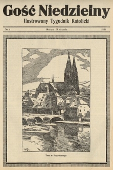 Gość Niedzielny : ilustrowany tygodnik katolicki. 1938, nr 4