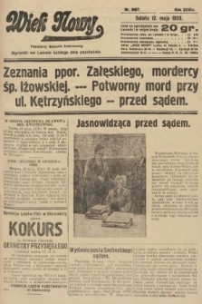 Wiek Nowy : popularny dziennik ilustrowany. 1928, nr 8067