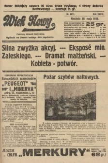 Wiek Nowy : popularny dziennik ilustrowany. 1928, nr 8073