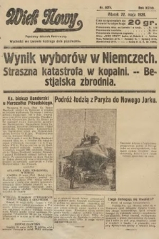Wiek Nowy : popularny dziennik ilustrowany. 1928, nr 8074