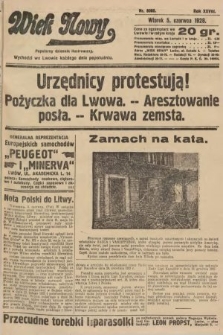 Wiek Nowy : popularny dziennik ilustrowany. 1928, nr 8085