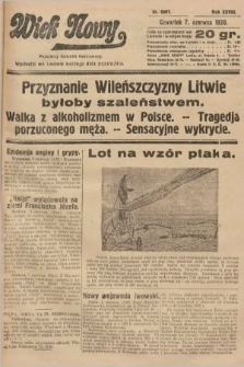 Wiek Nowy : popularny dziennik ilustrowany. 1928, nr 8087