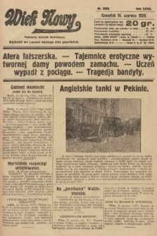Wiek Nowy : popularny dziennik ilustrowany. 1928, nr 8092