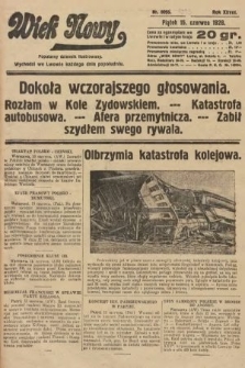 Wiek Nowy : popularny dziennik ilustrowany. 1928, nr 8093