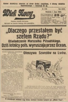 Wiek Nowy : popularny dziennik ilustrowany. 1928, nr 8106