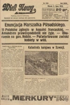 Wiek Nowy : popularny dziennik ilustrowany. 1928, nr 8107