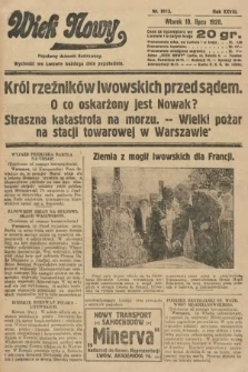 Wiek Nowy : popularny dziennik ilustrowany. 1928, nr 8113