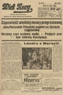 Wiek Nowy : popularny dziennik ilustrowany. 1928, nr 8114