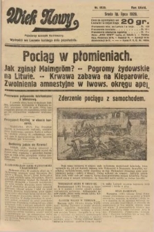 Wiek Nowy : popularny dziennik ilustrowany. 1928, nr 8120