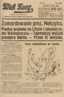 Wiek Nowy : popularny dziennik ilustrowany. 1928, nr 8121