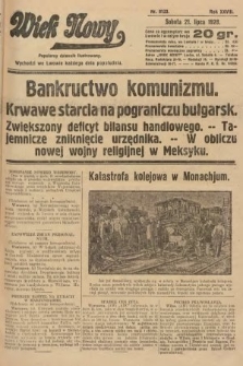Wiek Nowy : popularny dziennik ilustrowany. 1928, nr 8123