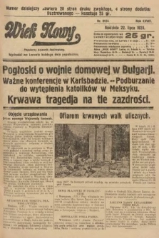 Wiek Nowy : popularny dziennik ilustrowany. 1928, nr 8124