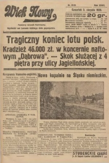 Wiek Nowy : popularny dziennik ilustrowany. 1928, nr 8133