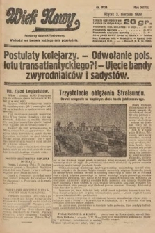 Wiek Nowy : popularny dziennik ilustrowany. 1928, nr 8134