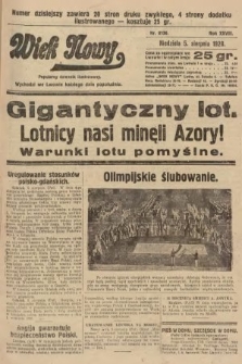 Wiek Nowy : popularny dziennik ilustrowany. 1928, nr 8136