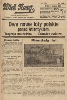 Wiek Nowy : popularny dziennik ilustrowany. 1928, nr 8138