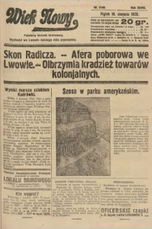 Wiek Nowy : popularny dziennik ilustrowany. 1928, nr 8140