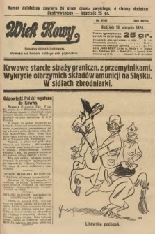Wiek Nowy : popularny dziennik ilustrowany. 1928, nr 8147