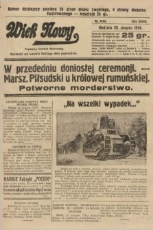 Wiek Nowy : popularny dziennik ilustrowany. 1928, nr 8153
