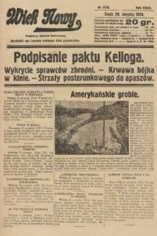 Wiek Nowy : popularny dziennik ilustrowany. 1928, nr 8155