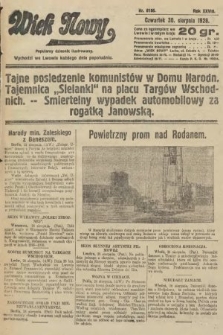 Wiek Nowy : popularny dziennik ilustrowany. 1928, nr 8156