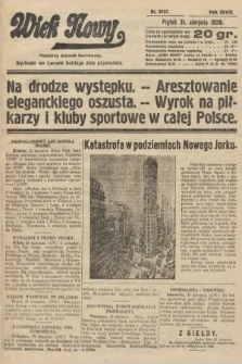 Wiek Nowy : popularny dziennik ilustrowany. 1928, nr 8157