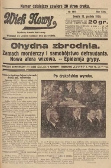 Wiek Nowy : popularny dziennik ilustrowany. 1930, nr 8848